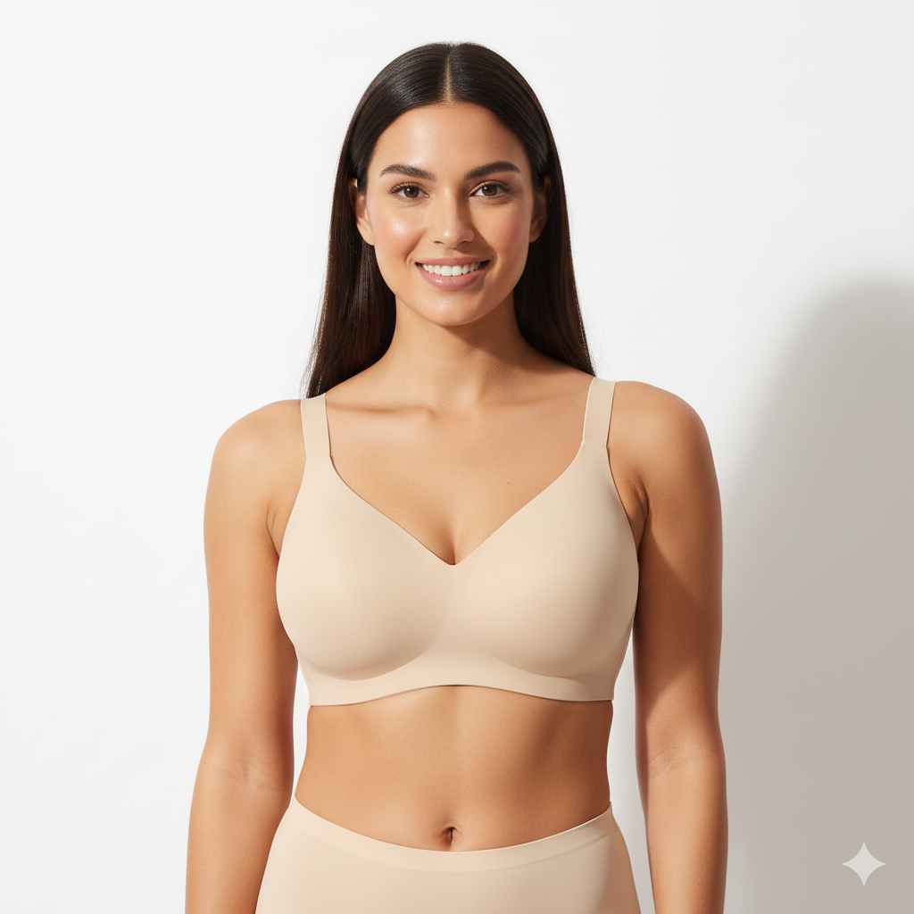 Comfy Jelly Bra - Wireless Deep V