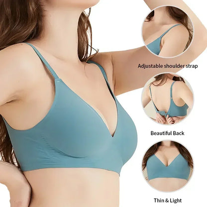 Comfy Jelly Bra - Wireless Deep V